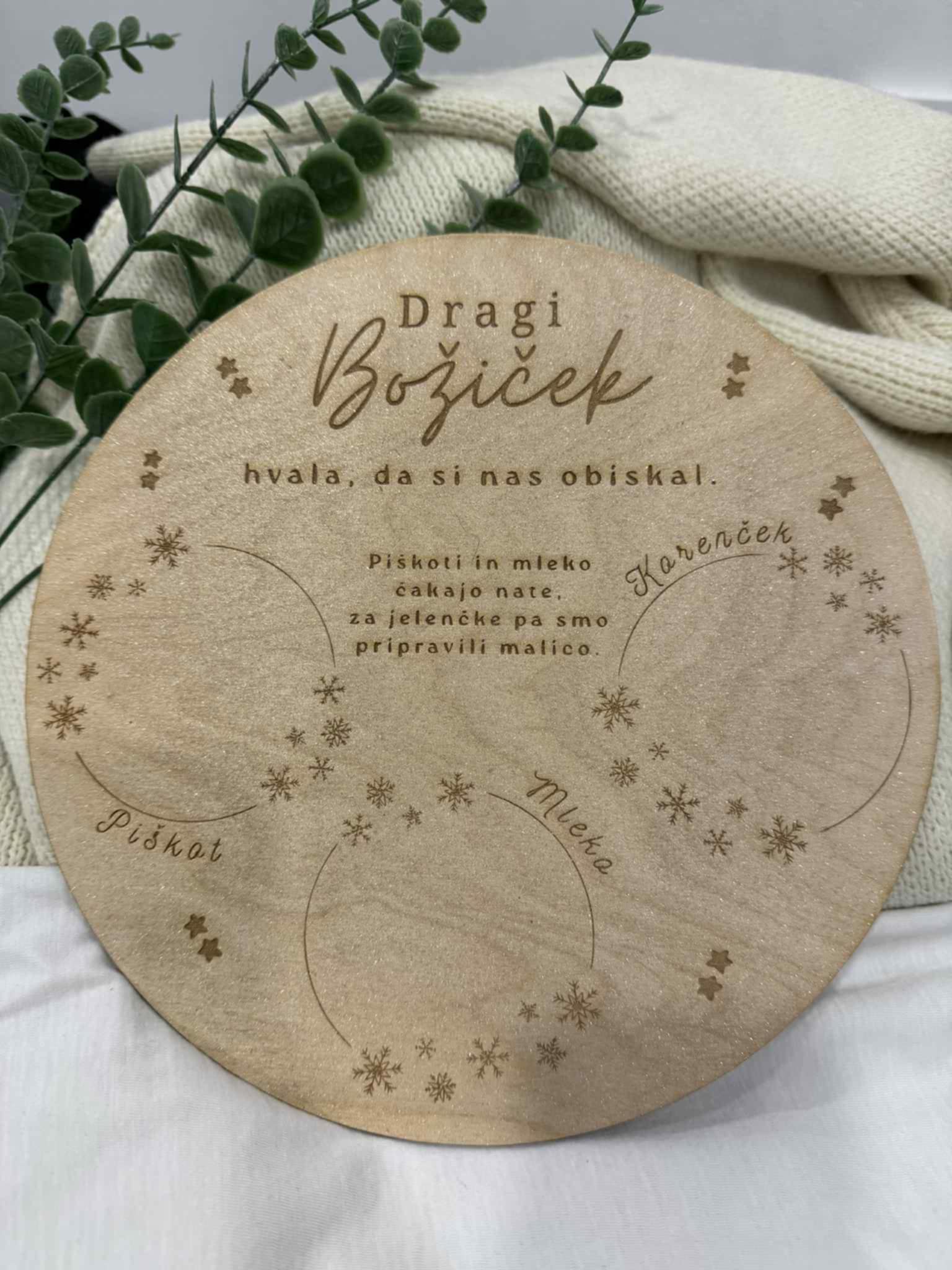 Dekorativna plošča za Božička