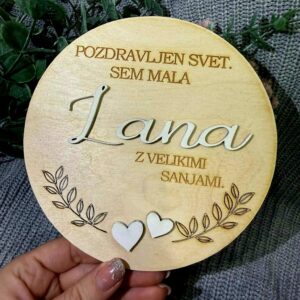 Personalizirana oznanitvena ploščica