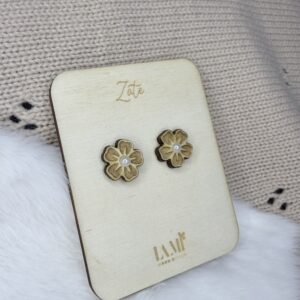 Leseni uhani - rožice