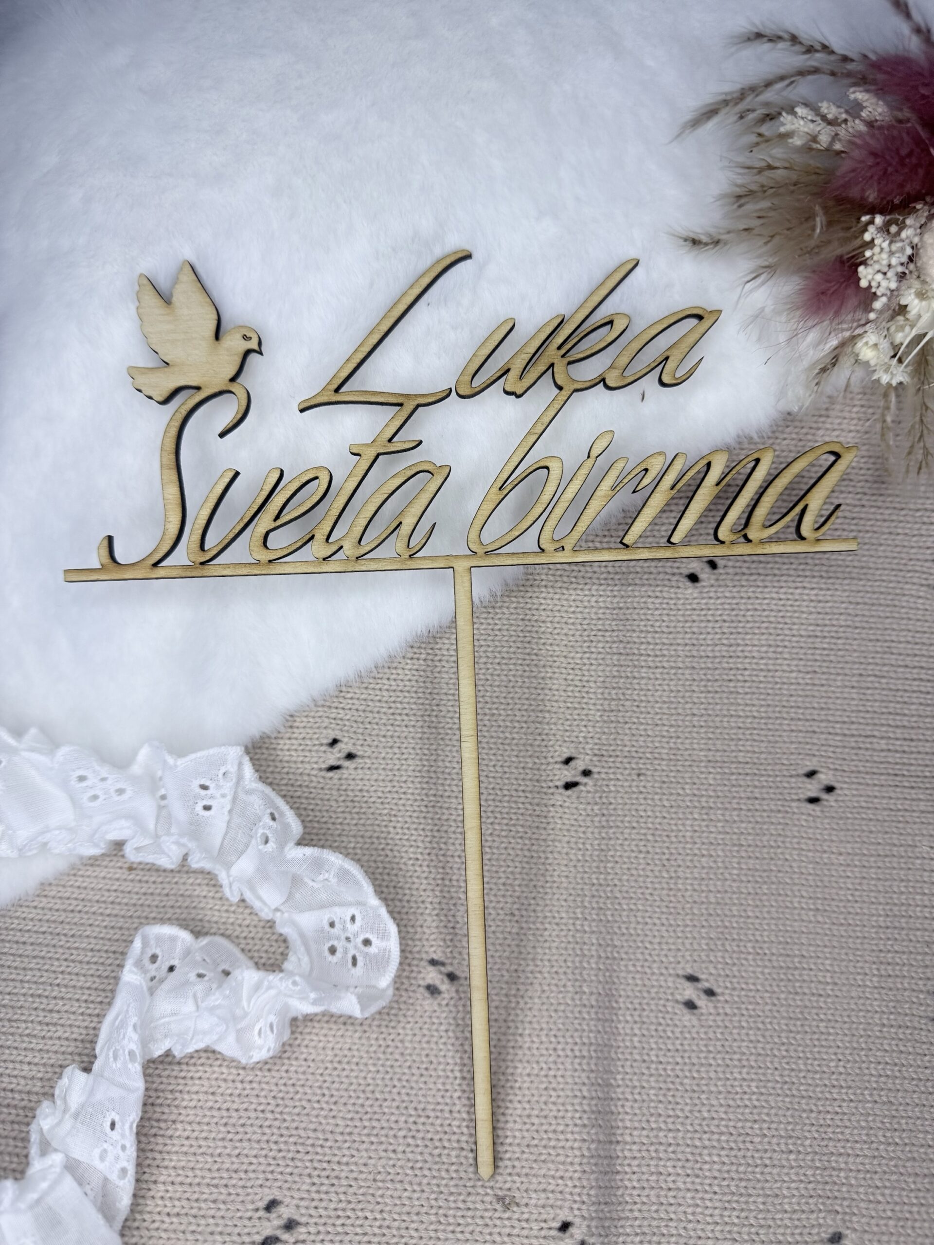 Svečan topper za torto - slika 2