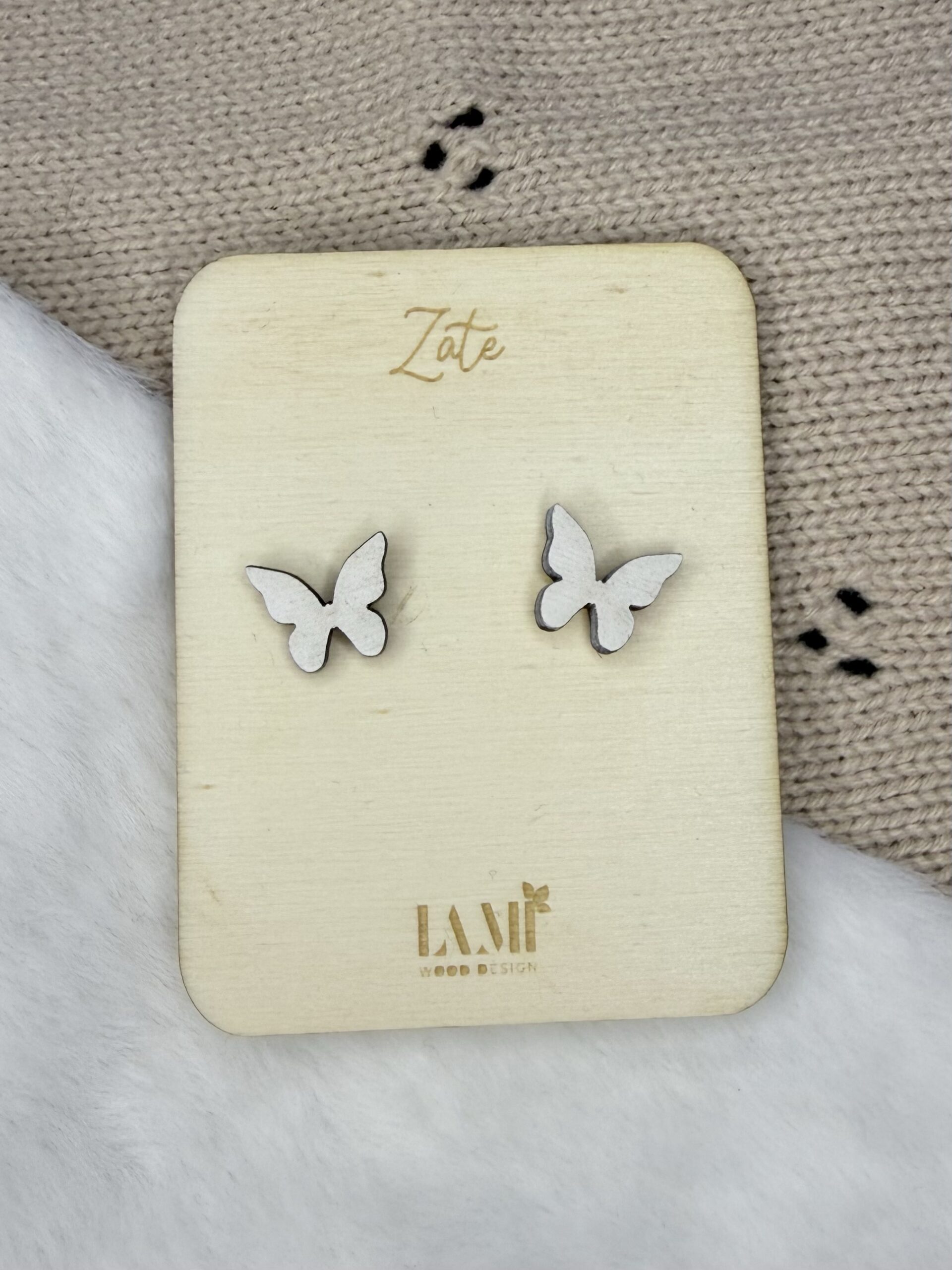 Leseni uhani - več motivov - slika 2