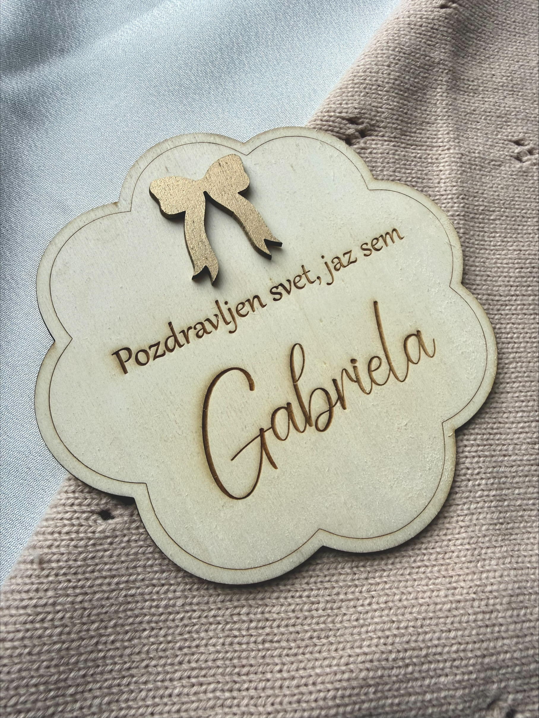 Oznanitvena kartica v obliki cvetlice - slika 2