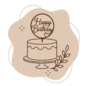 Cake topperji